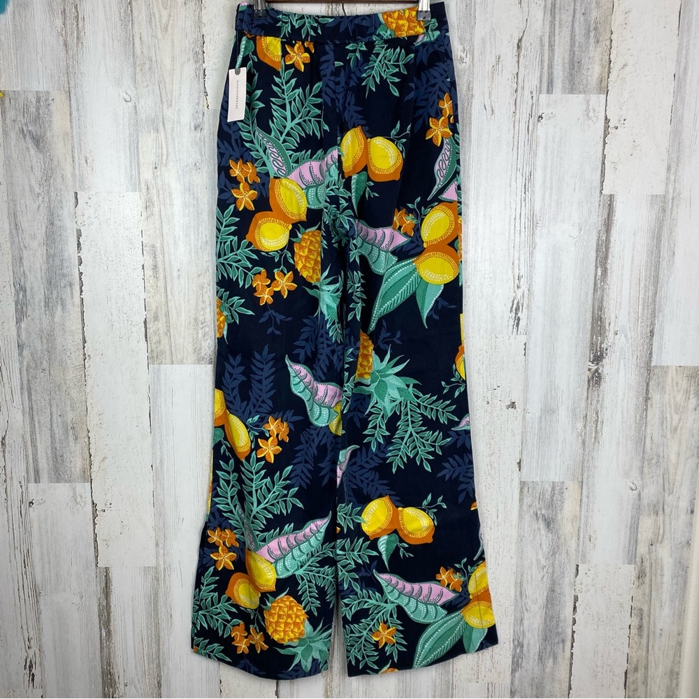 Maeve Anthropologie | Lemon Summer Wide Leg Pants